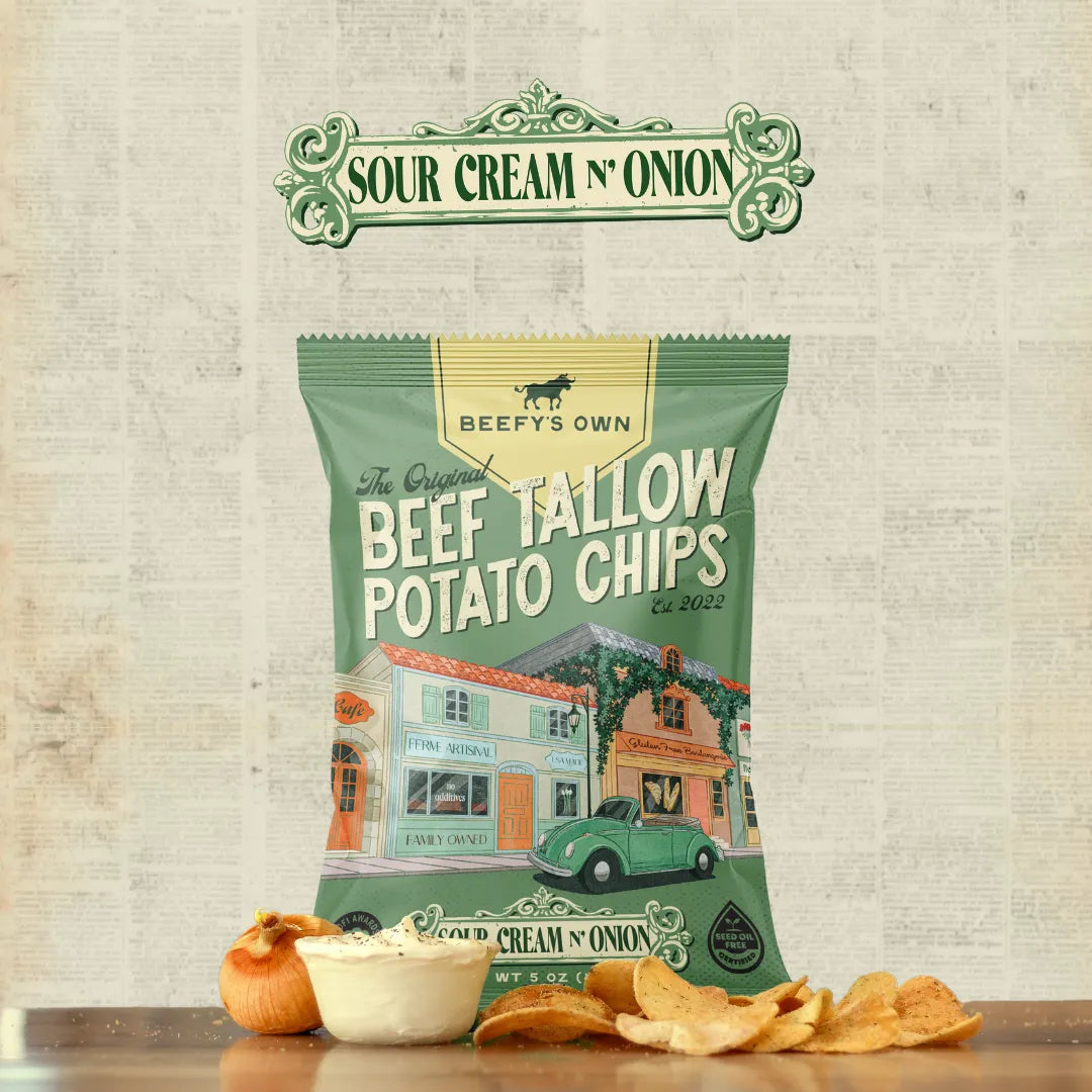 Chips, Sour Cream & Onion