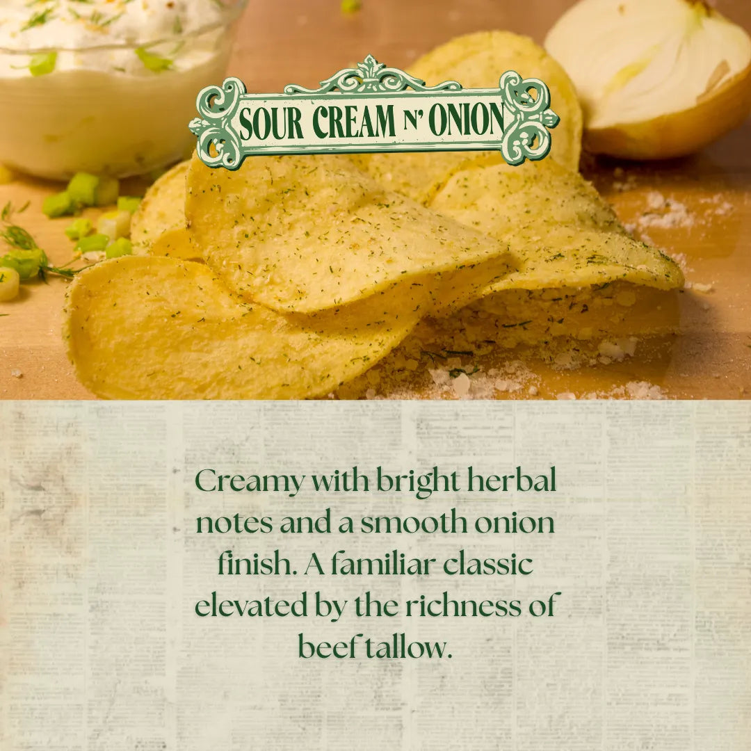 Chips, Sour Cream & Onion