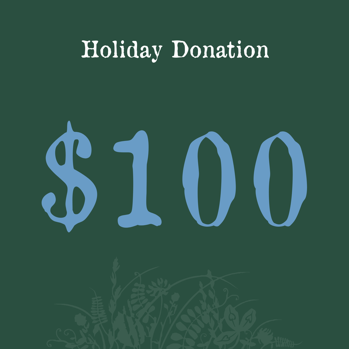 Holiday Donation