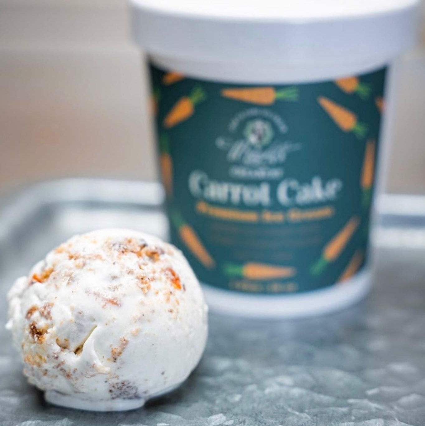 Ice Cream Pint, Carrot Cake