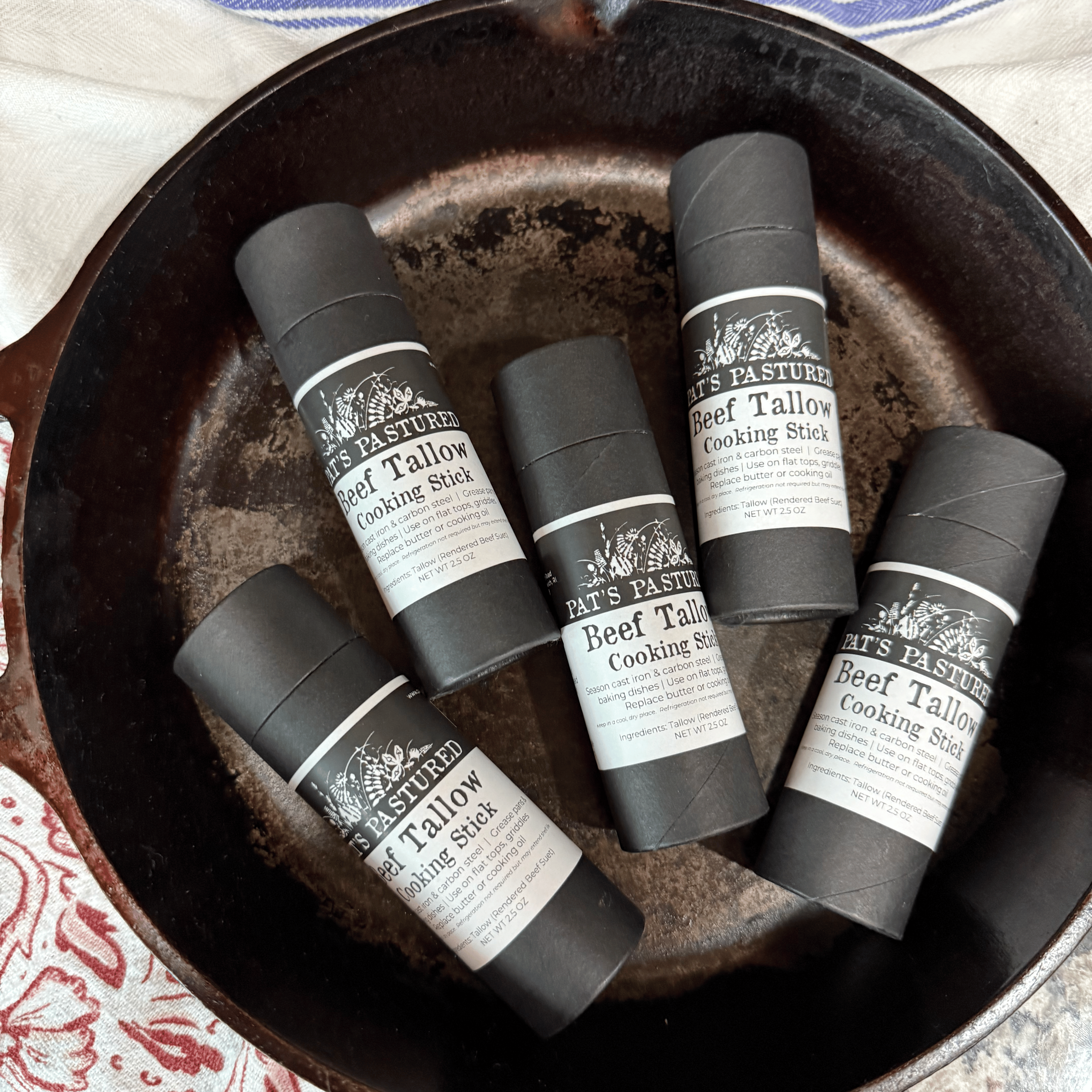 Beef Tallow Cooking Stick