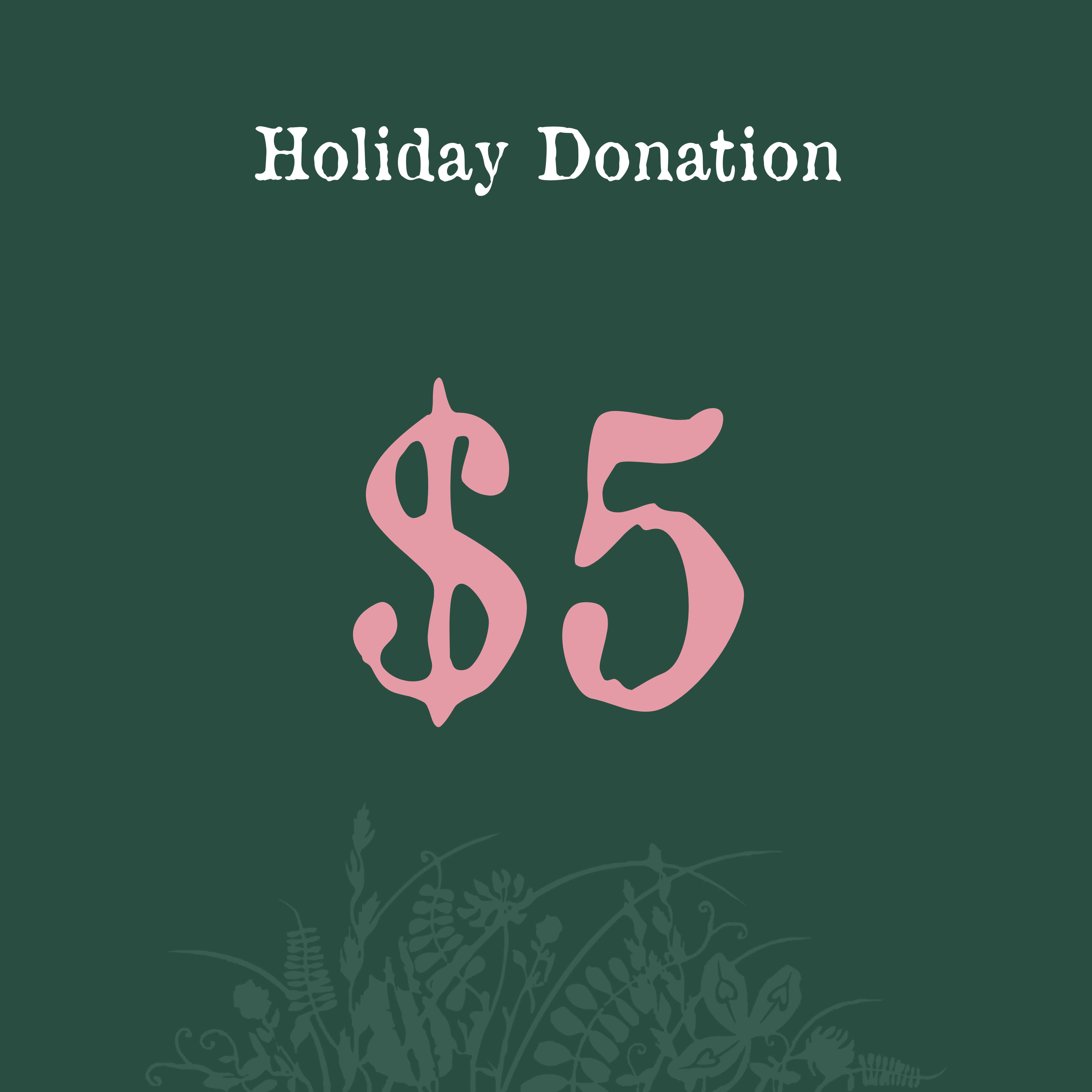 Holiday Donation