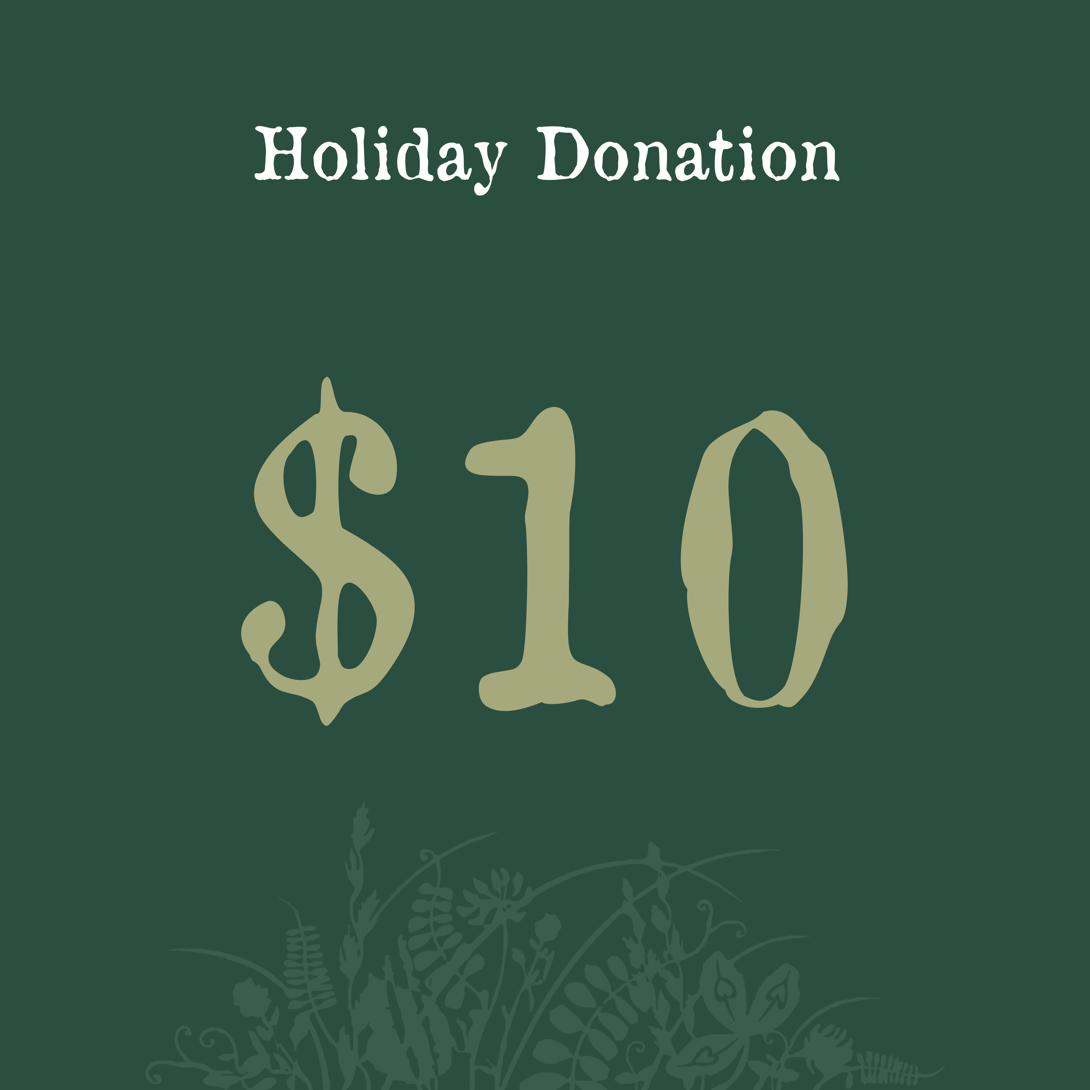 Holiday Donation