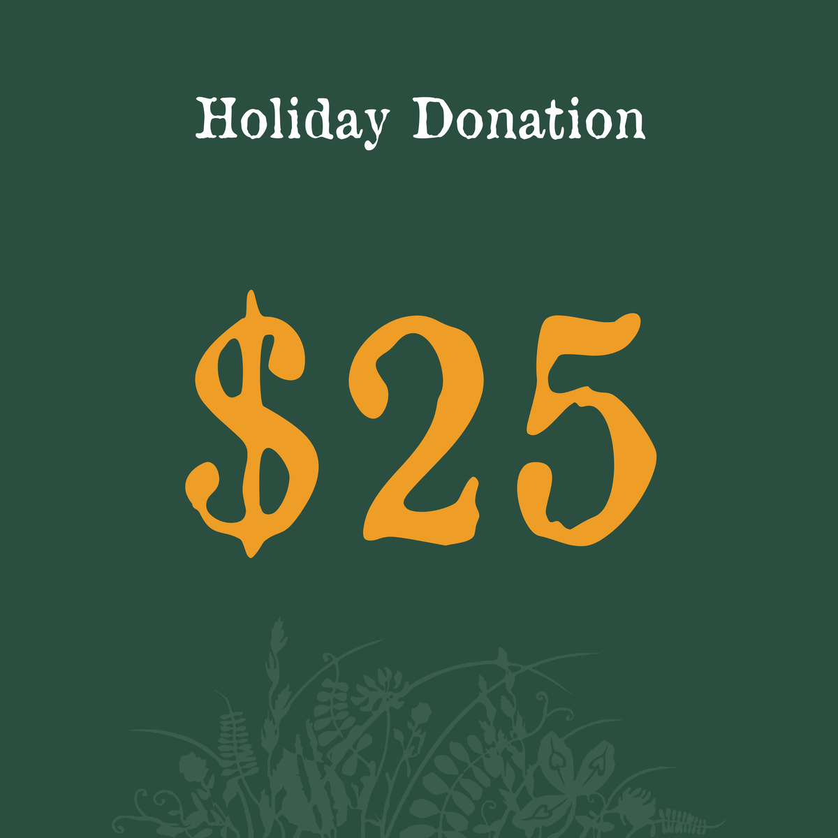 Holiday Donation