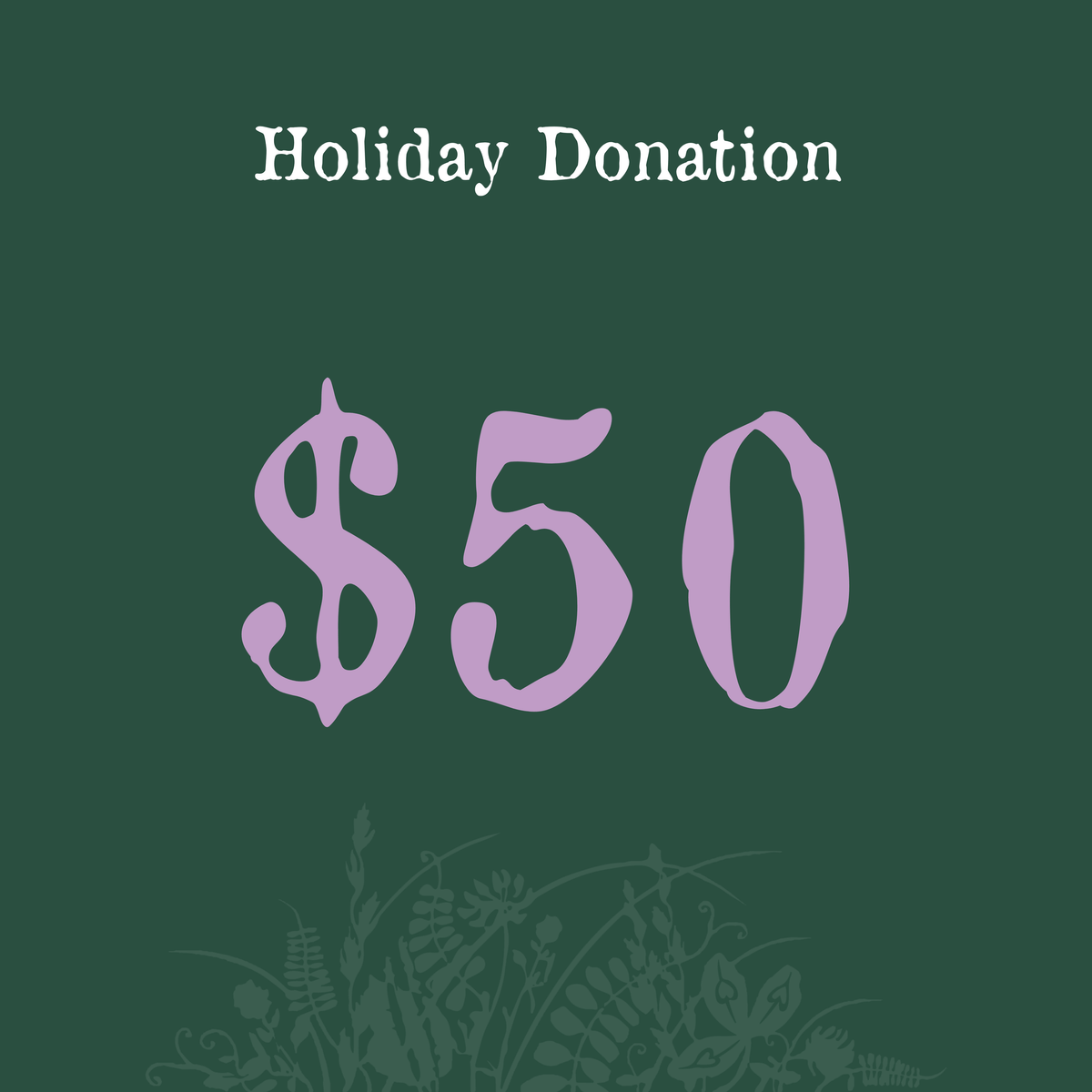 Holiday Donation