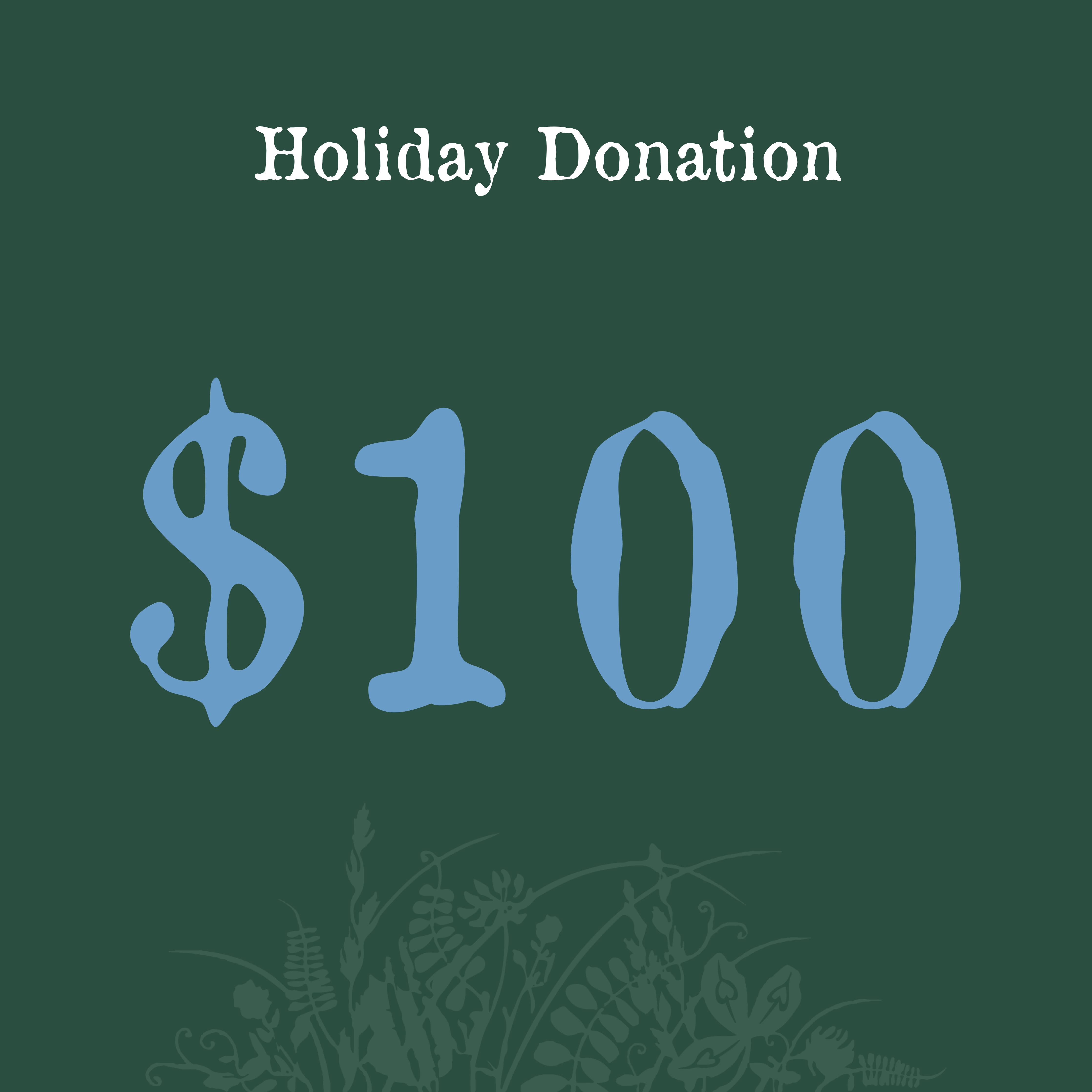 Holiday Donation