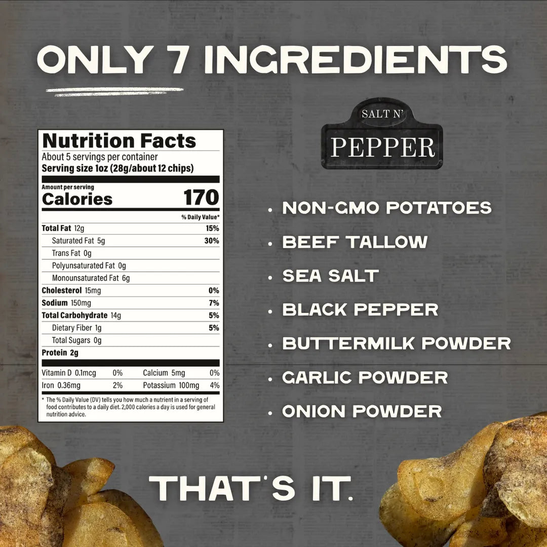 Chips, Salt n' Pepper