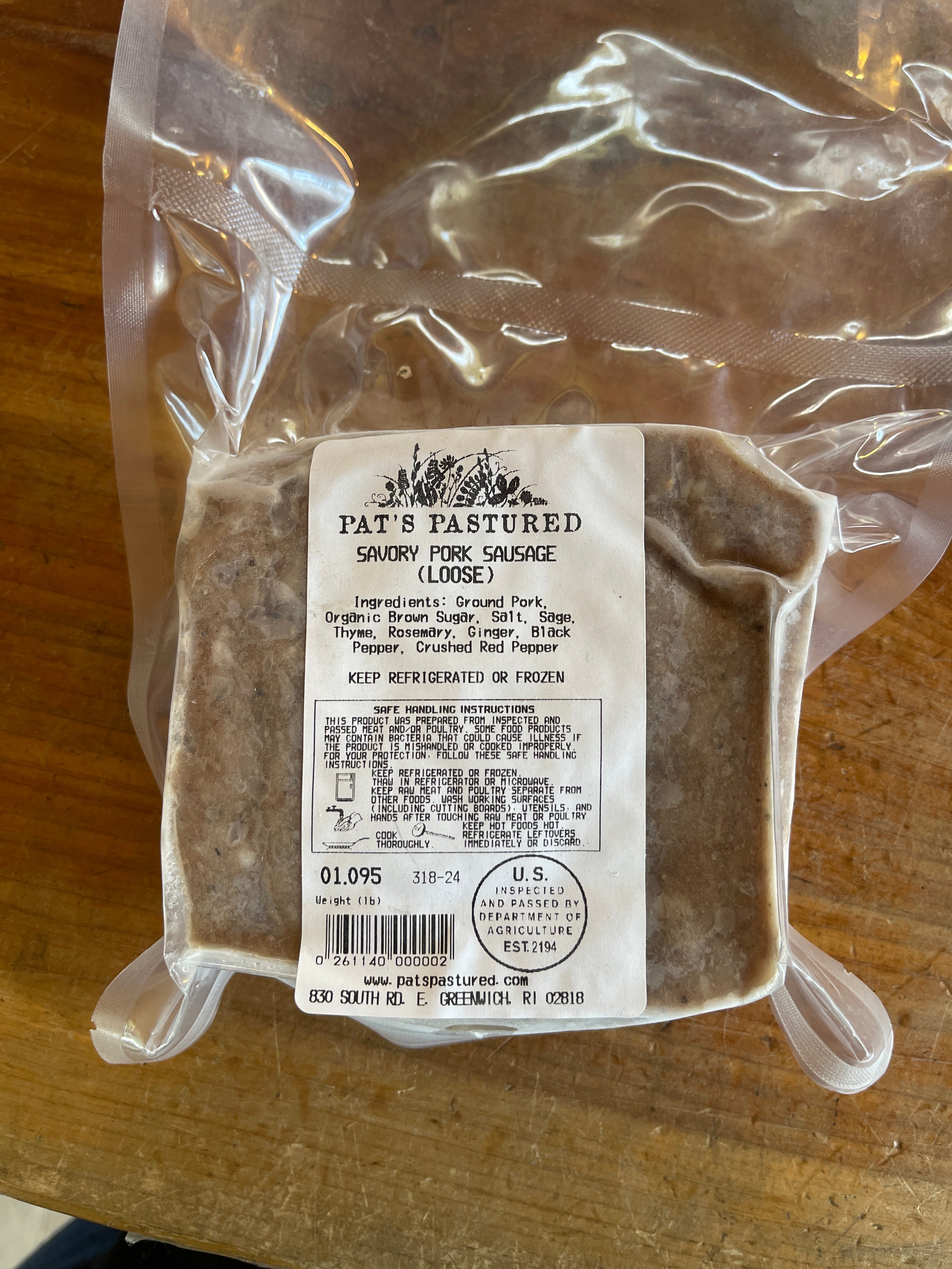 Pork Sausage, Savory