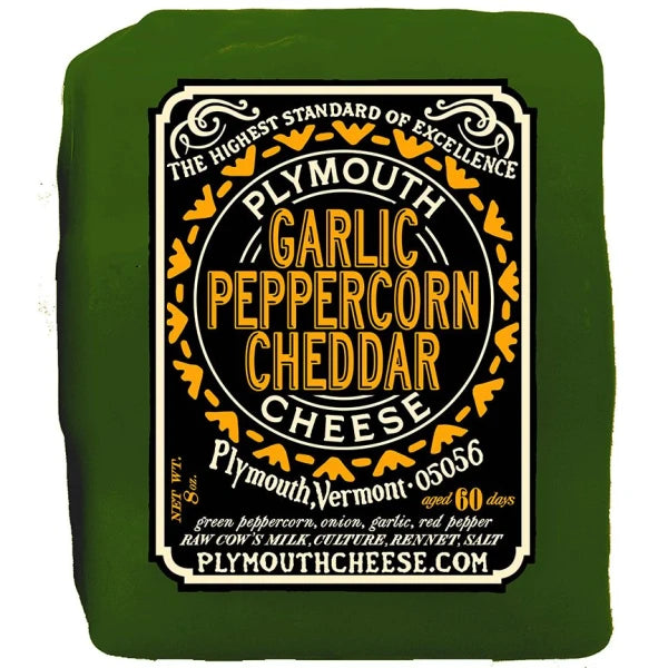 Cheddar, Garlic Peppercorn